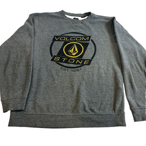Volcom Crewneck Sweatshirt Men Medium Gray